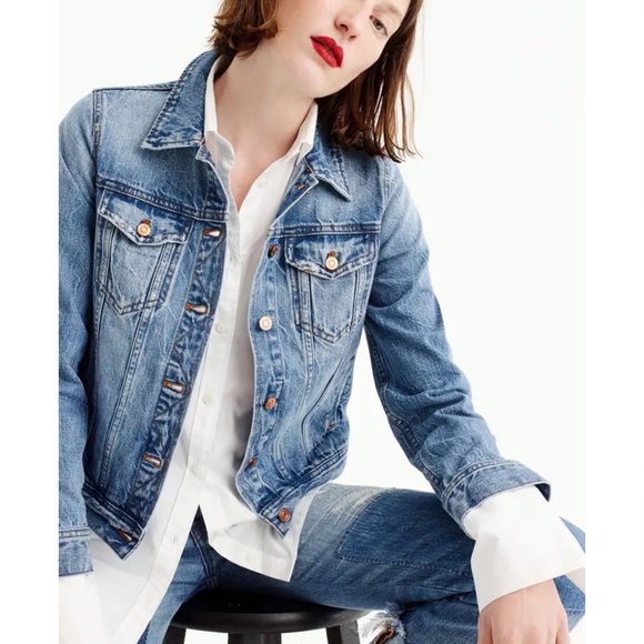 J. Crew Classic Denim Jacket - Picture 2 of 6